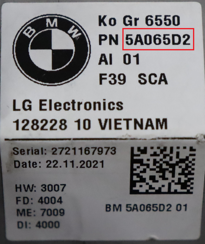 BMW  - X1 F48 facelift vanaf 2019 Navigatiescherm reparatie