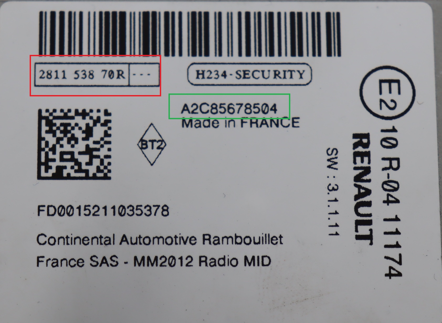 Burton - Clio 4 vanaf 2012 Radiomodule reparatie